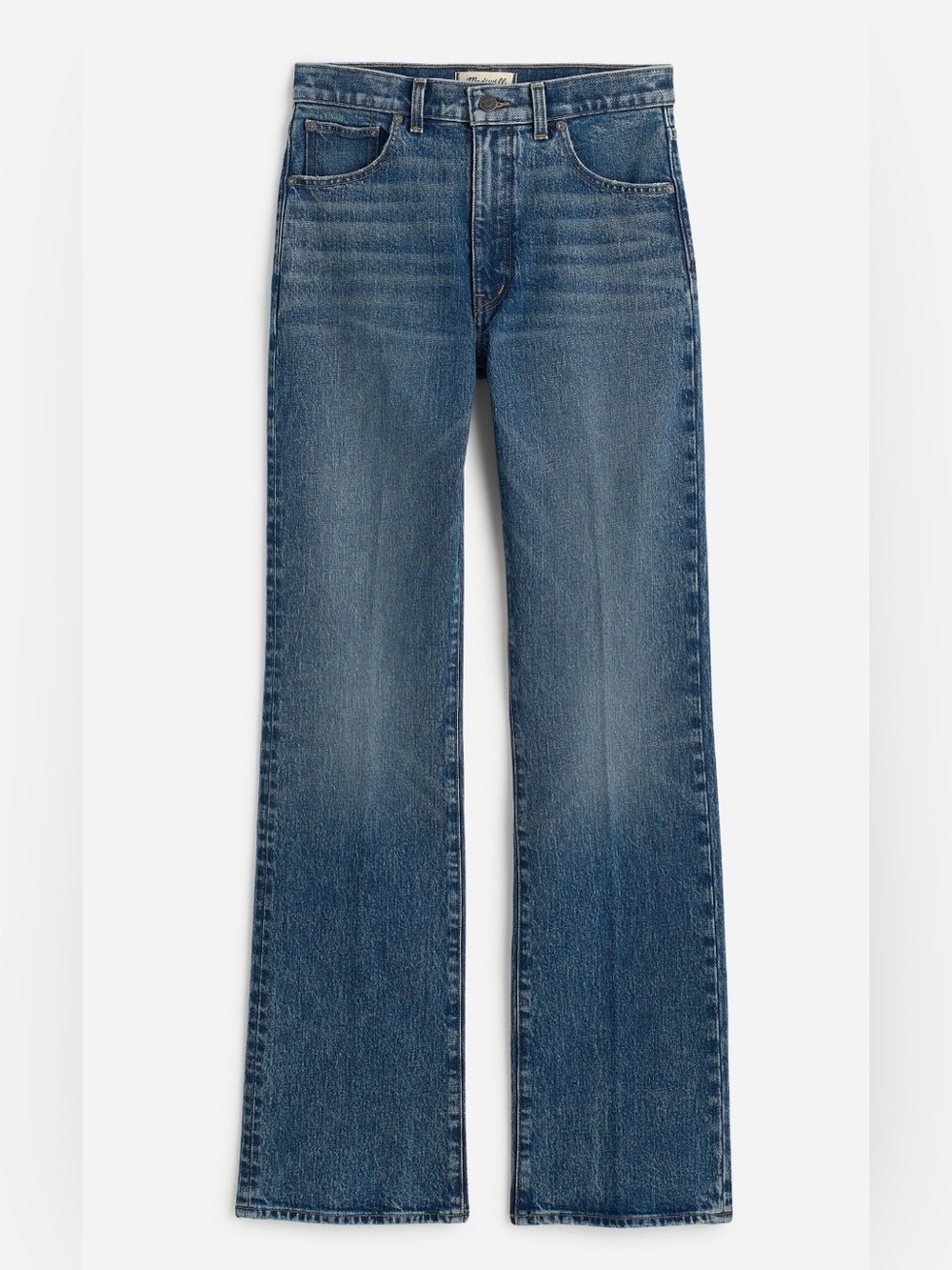Madewell Relaxed Bootcut Jeans, Concho Wash, 26 Petite